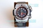 Swiss Replica Hublot King Power Diver 4000m SS Black Dial Red Markers Watch